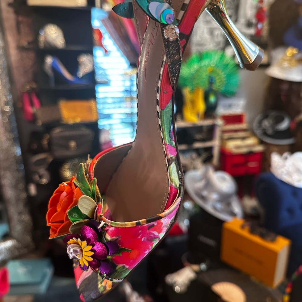 Floral Stiletto Heels